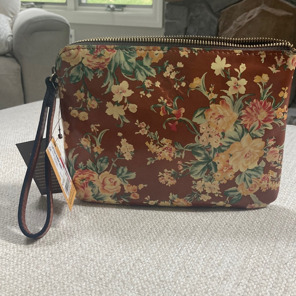 Patricia Nash wristlet Cassini vintage botanical